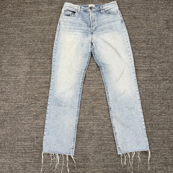 Favorite Daughter Jeans Women 30 Light Wash Otto High Rise Boyfriend Stretch - Picture 1 of 14